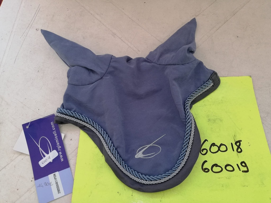 bonnet cheval lamicell bleu clair poney