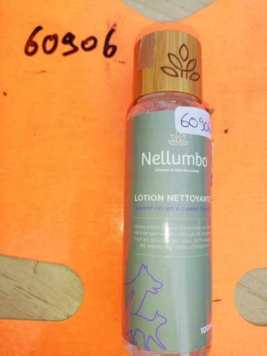 soins chien/ lotion nettoyante nellumbo 100ml
