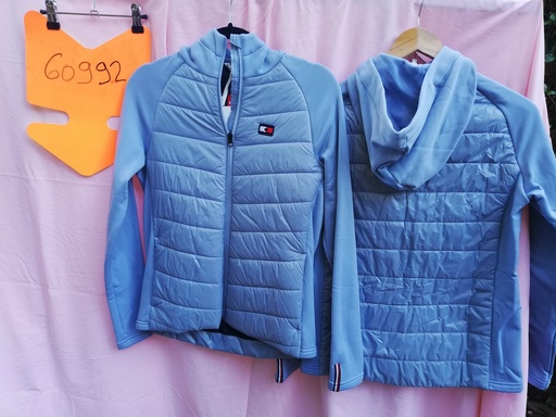 blouson leger matelassé tommy hilfiger ciel L