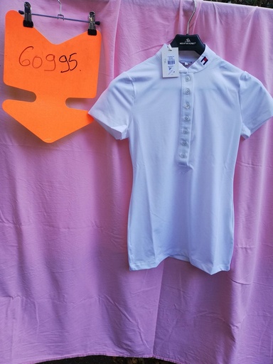 polo concours tommy hilfiger blanc femme S