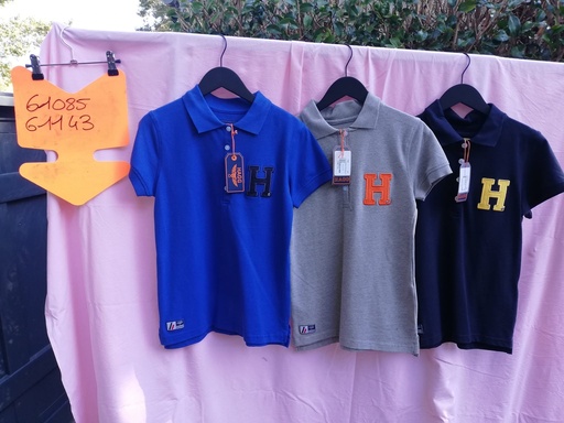 polo HAGG gris S