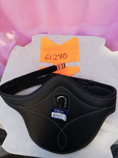 sangle bavette cuir norton noir 135