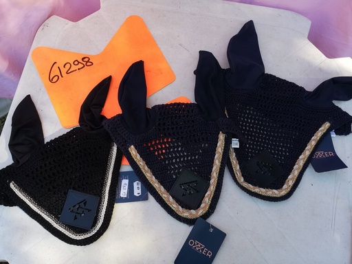 bonnet cheval oxxer marine/doré full