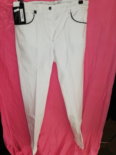pantalon timer rider arizona grip blanc 44