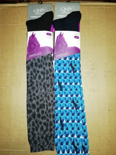 chaussettes QHP cheery panther 30/35