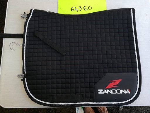tapis zandona dressage noir cheval dressage