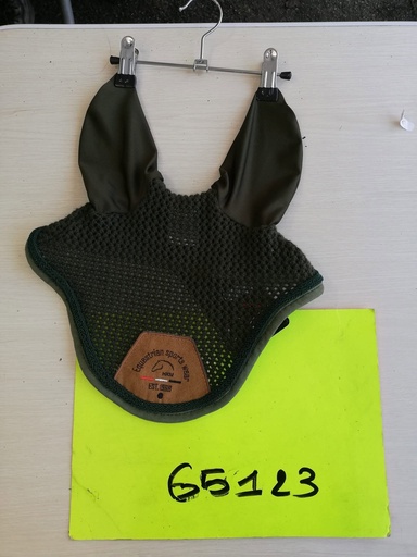 bonnet cheval HKM vert foret poney