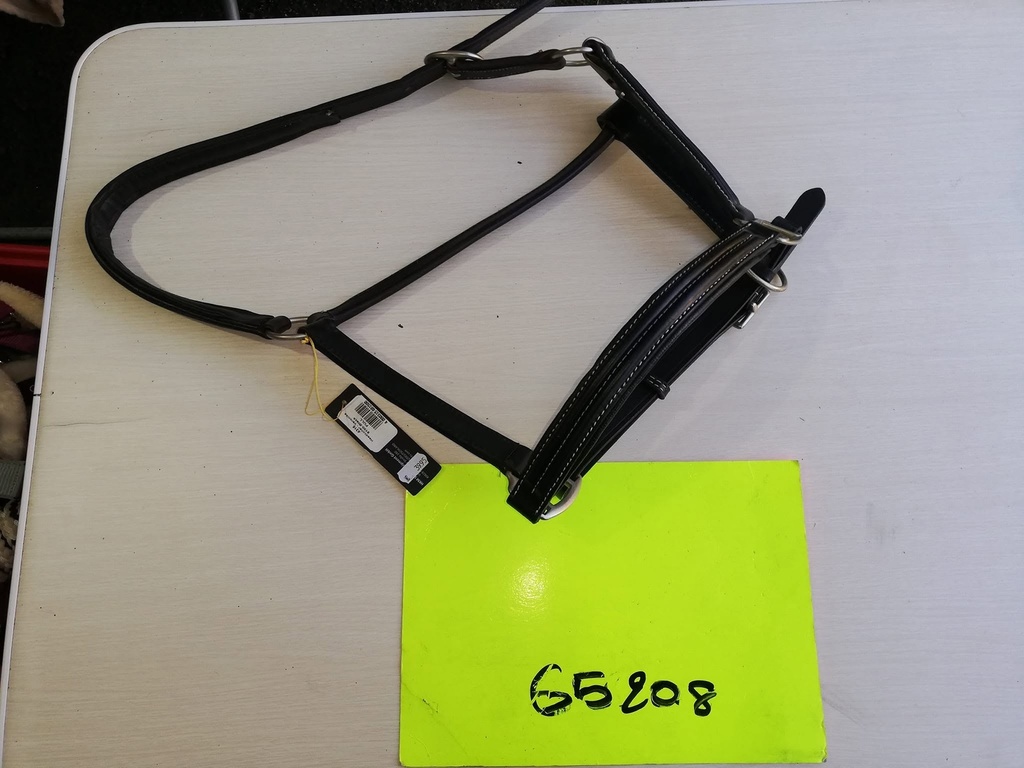 licol HKM cuir veronika noir cheval