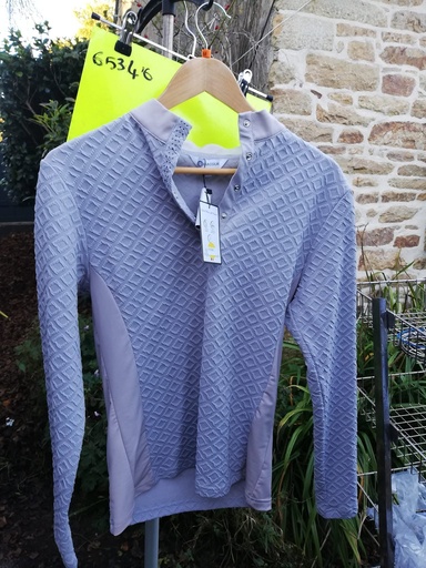polo manches longues charade harcour gris L
