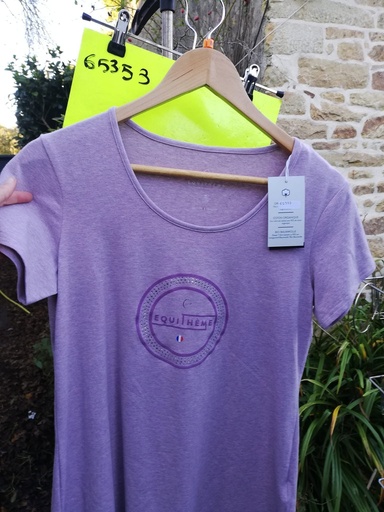 T-shirt equitheme anna mauve XL
