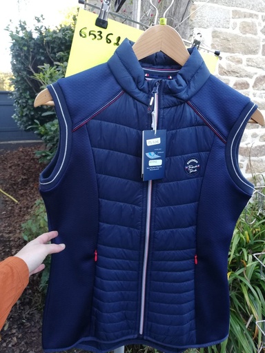 blouson sans manches equitheme luna marine L
