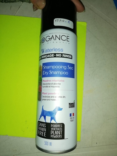 shampoing sec sans rinçage biogance 300ml