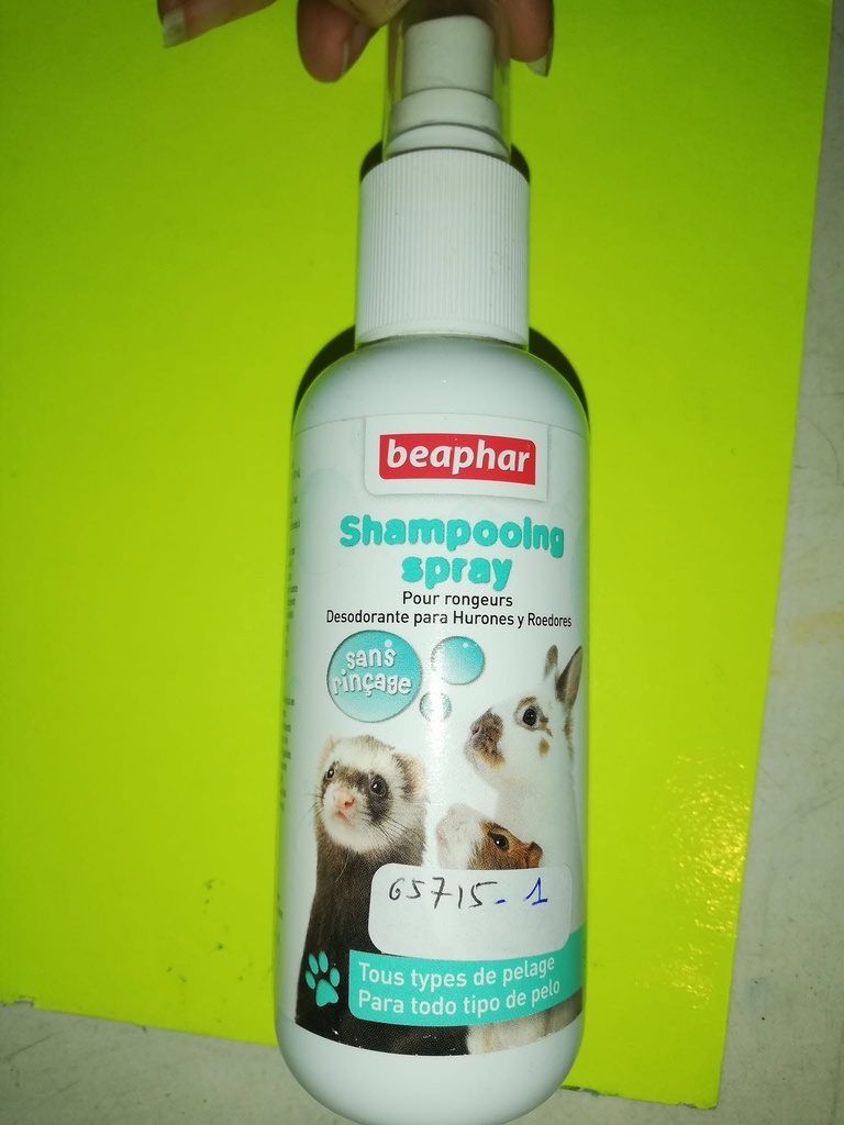 shampoing spray rongeurs beaphar 150ml
