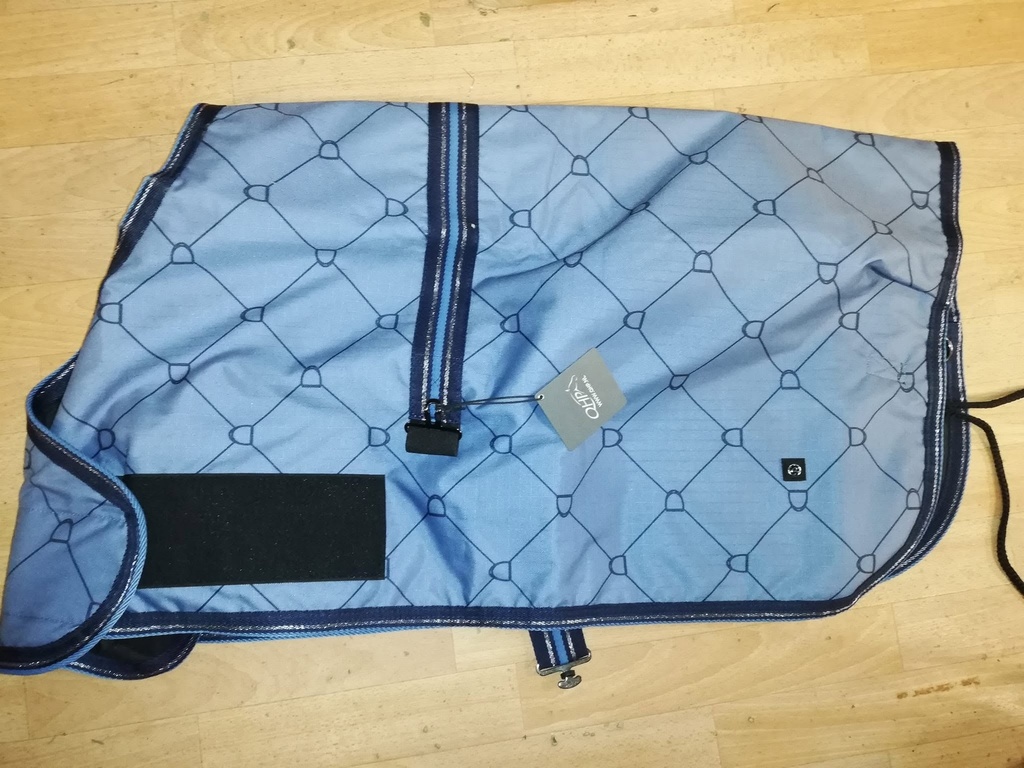 couverture imper 100gr poulain 65cm bleu