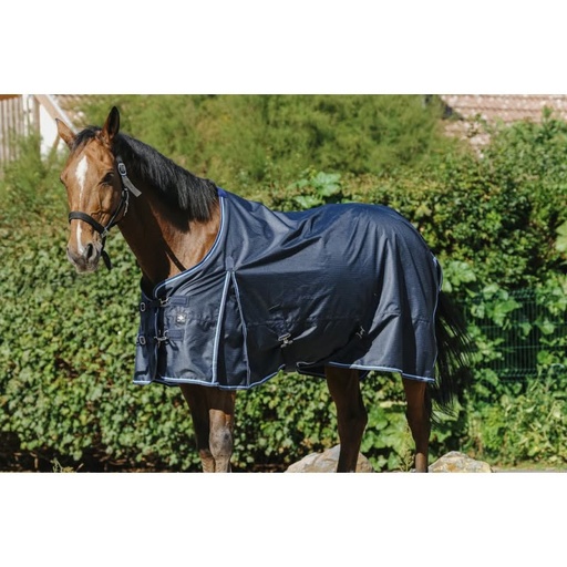 Couverture imper RIDING WORLD Eco 1200D 220gr marine 6'9"/155 cm