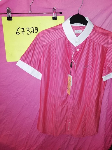 chemise concours animo pak fuchsia rayé femme 40fr(46it)