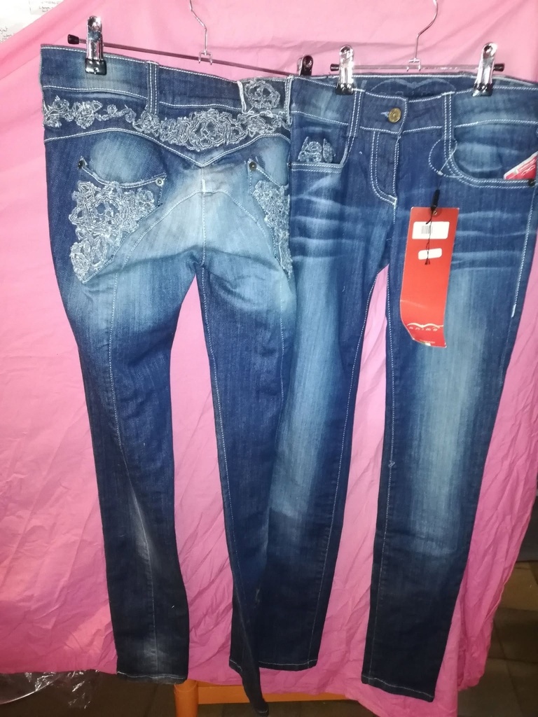 pantalon jean ville nrose animo bleu femme 32fr(38it)