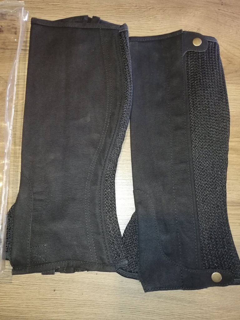 Mini-chaps synthetique noir zilco XL