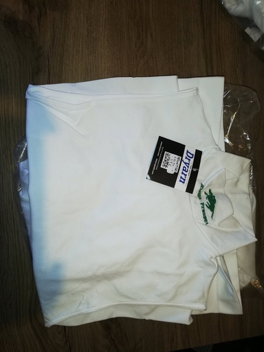polo ornella prosperi sans manches blanc taille unique