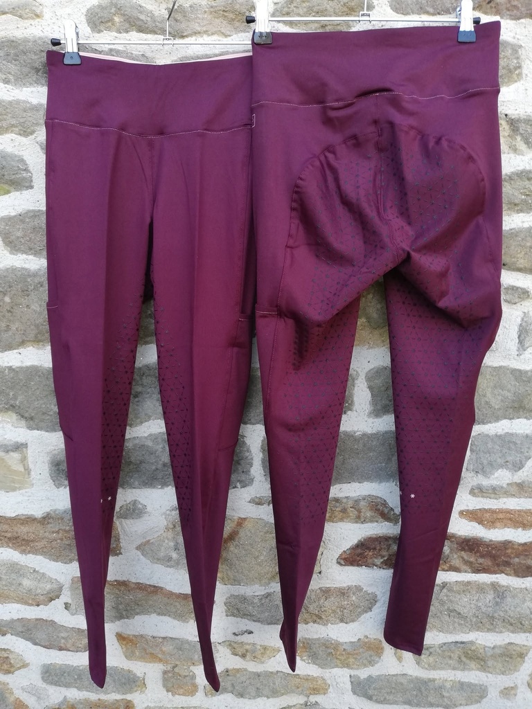 Pantalon Pull-on EQUITHÈME "Lyly", fond silicone
