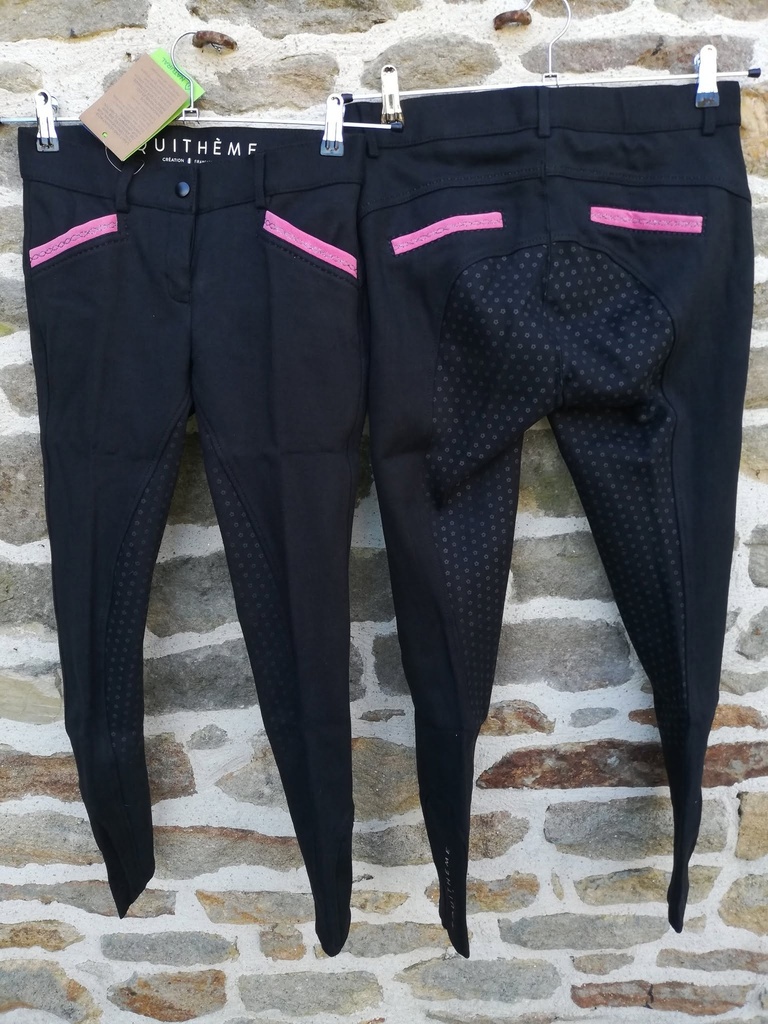 Pantalon EQUITHÈME "Kylie", fond silicone