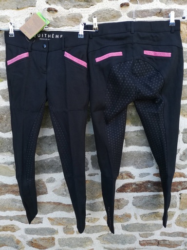 Pantalon EQUITHÈME "Kylie", fond silicone