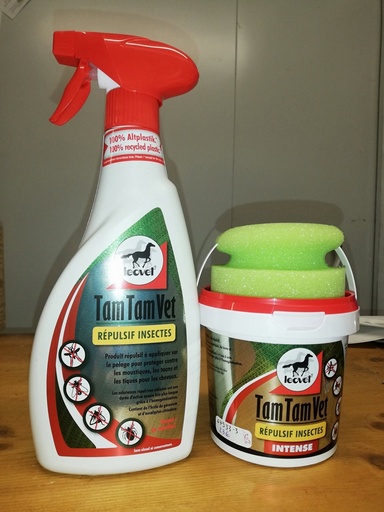 répulsif leovet "tam tam vet" gel avec éponge 500 ml
