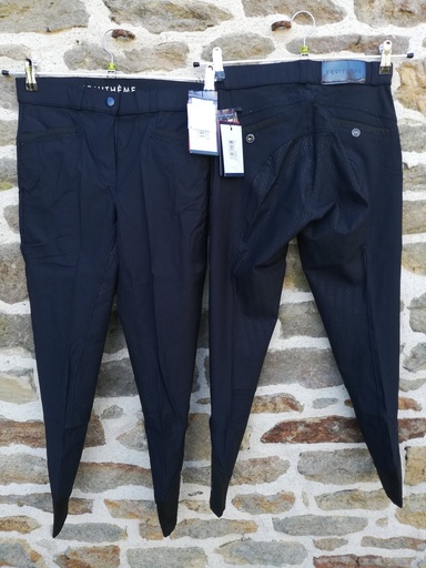 Pantalon Je t'aime EQUITHÈME - Safir fond silicone /