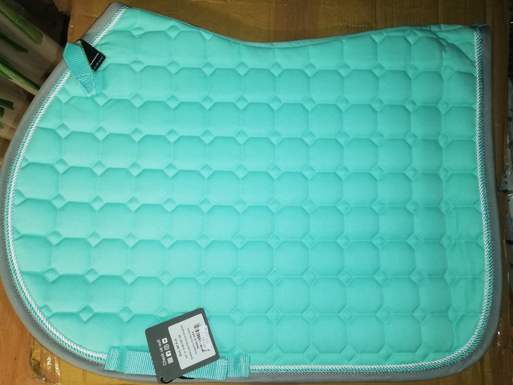 tapis QHP florence ice green mixte cheval