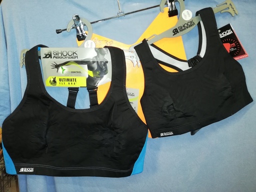 brassiere shock absorber ultimate fly bra cross control noir 95D