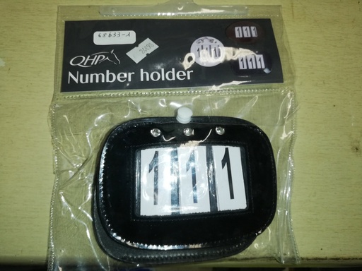 porte numero cuir strass x2 QHP