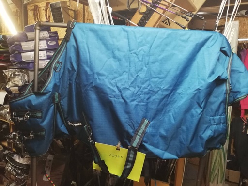 Couverture imperméable Dime 600D Horka 200g 115 cm Bleu pétrôle
