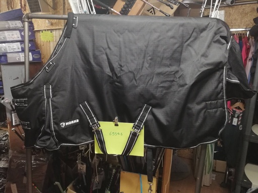 Couverture imperméable Dime 600D Horka 200g 95 / 145 cm Noir