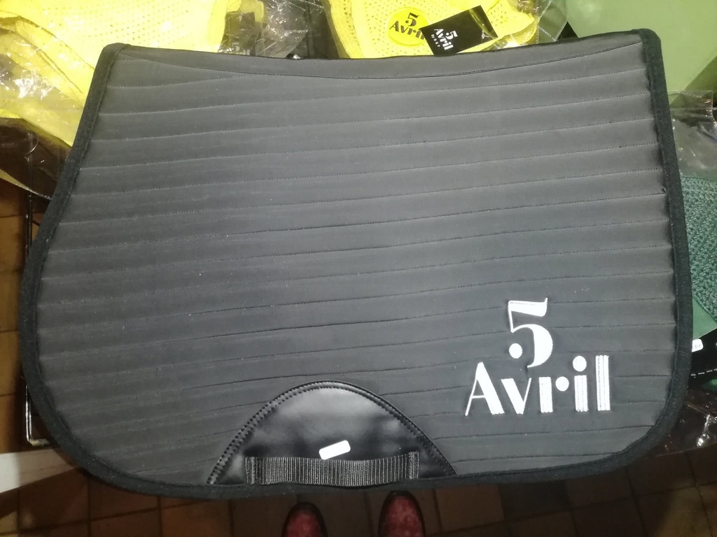 Tapis 5 avril noir poney/cob