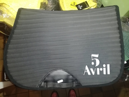 Tapis 5 avril noir poney/cob