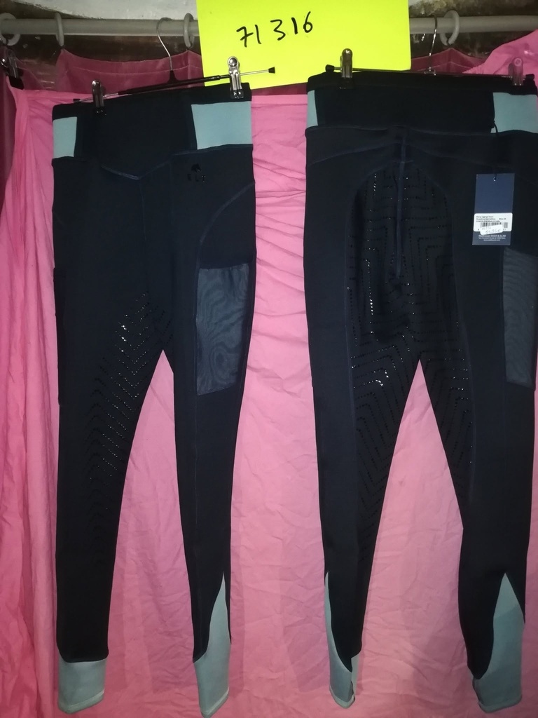pantalon ELT legging noemi noir/bleu femme 40