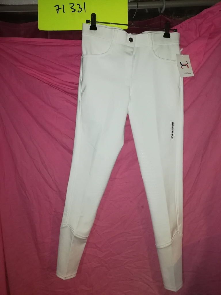 pantalon horse spirit paris blanc femme 34