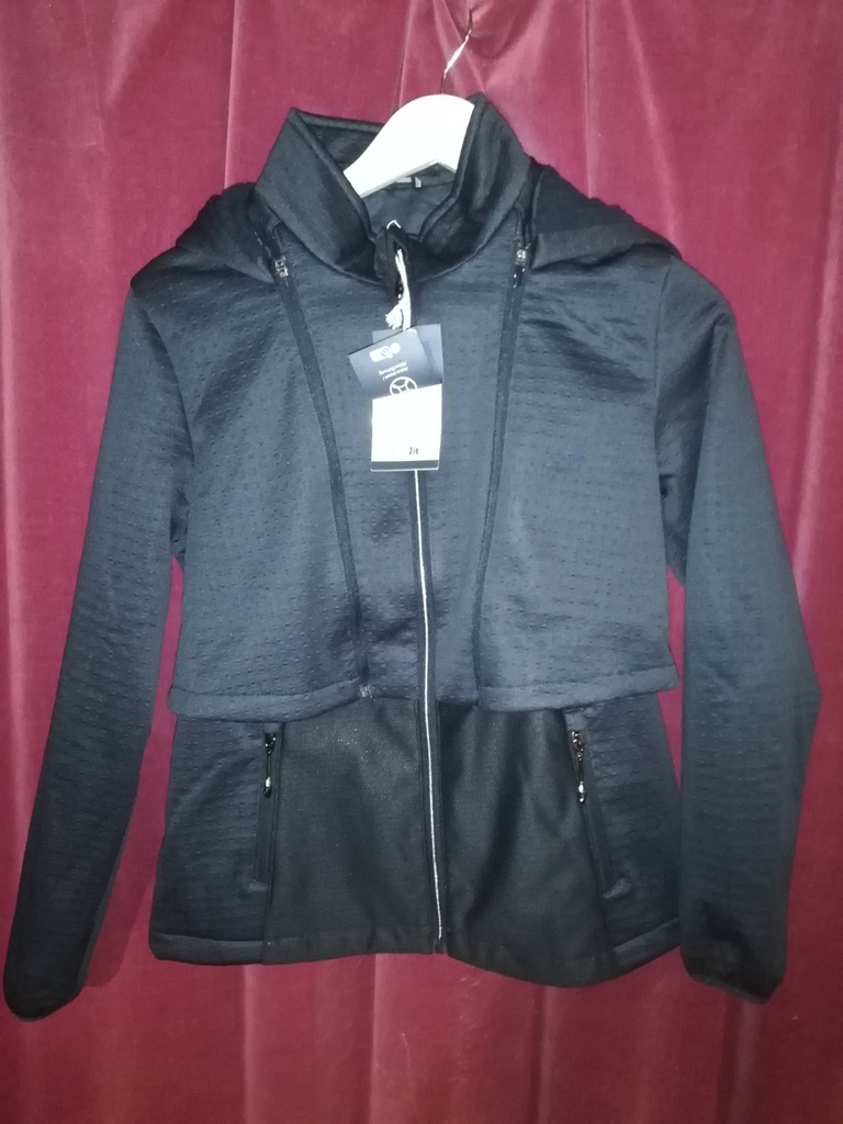 blouson equitheme holly manches amovibles marine S