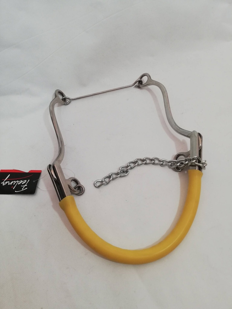 hackamore caoutchouc branche longues feeling cheval
