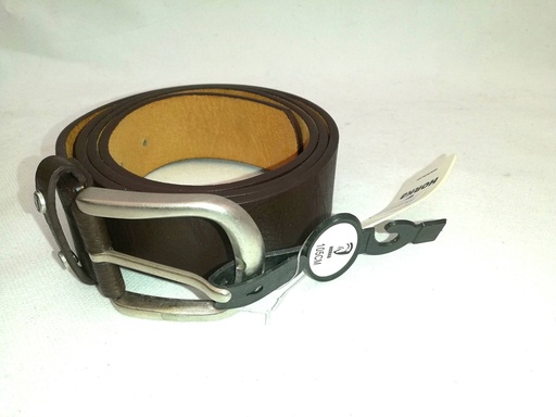 ceinture horka cuir large marron 105cm