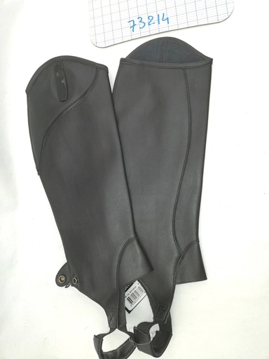 Mini-chaps norton simili cuir noir M