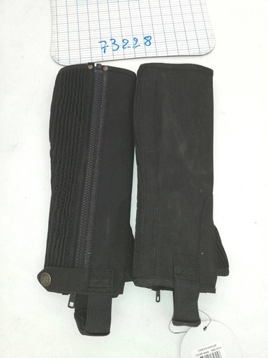 Mini-chaps riding world paillettes noir 8ans