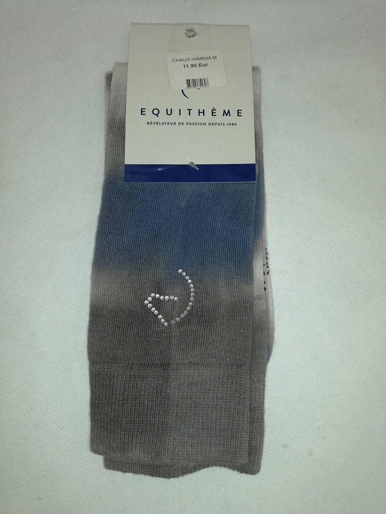 chaussettes equitheme havana gris 31/34