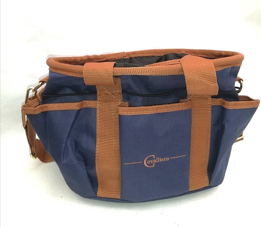 sac de pansage kerbl marine/marron