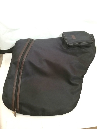 sac à selle sac à dos equitheme noir