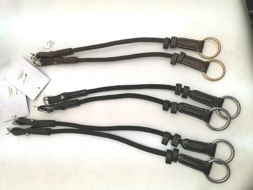 montants releveur eric thomas corde noir cheval