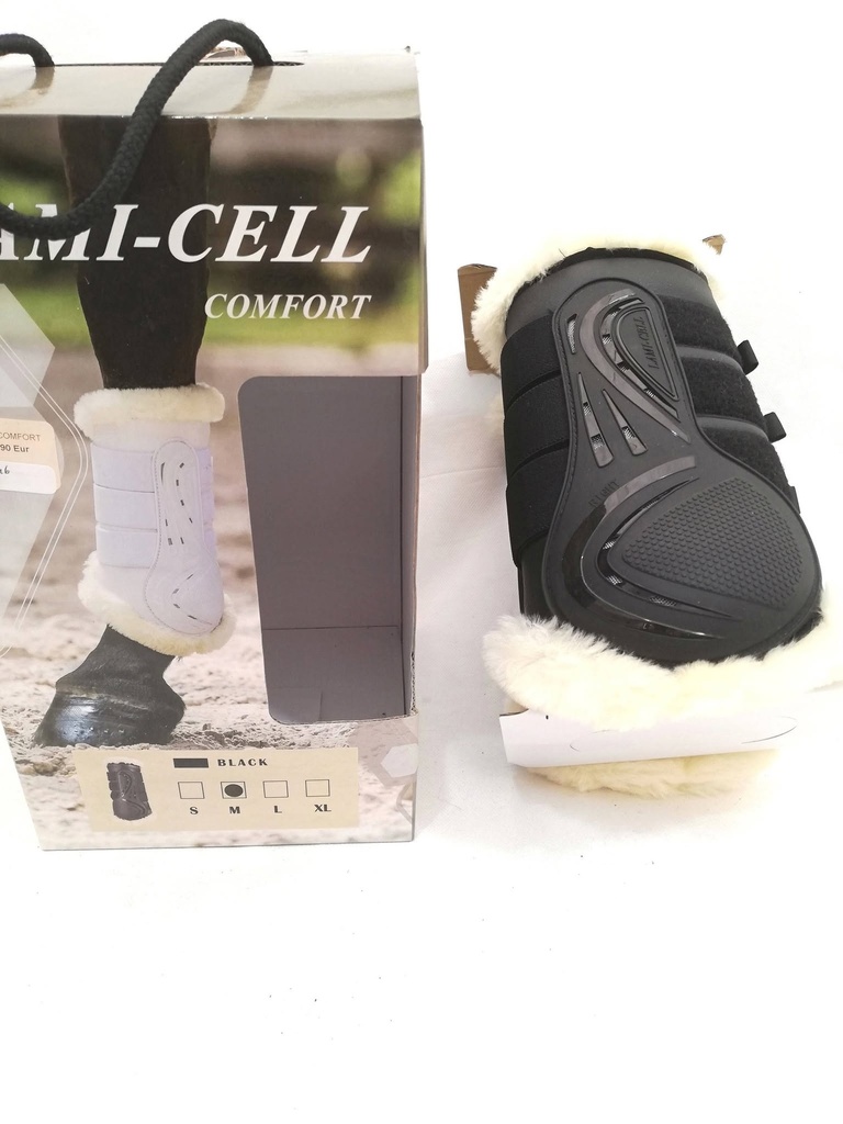 guetres fermées mouton lamicell comfort cheval L noir