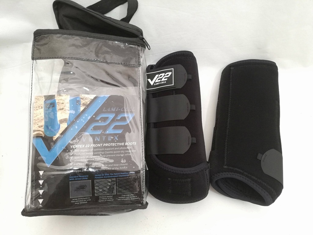 guetres fermées neoprene lamicell 22 ventex anterieur L noir