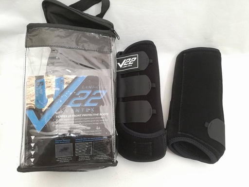 guetres fermées neoprene lamicell 22 ventex anterieur L noir