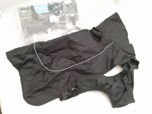 manteau chien k-way noir XL 50cm kerbl